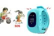 Kid Children Anti-Lost GPS Tracker Smart Watch Wristwatch support SIM - Second Medium