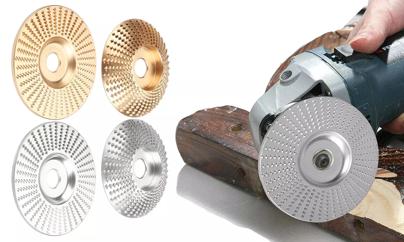 100mm Carbide Wood Sanding Carving Shaping Disc For Angle Grinder Grinding Wheel - Primary Image