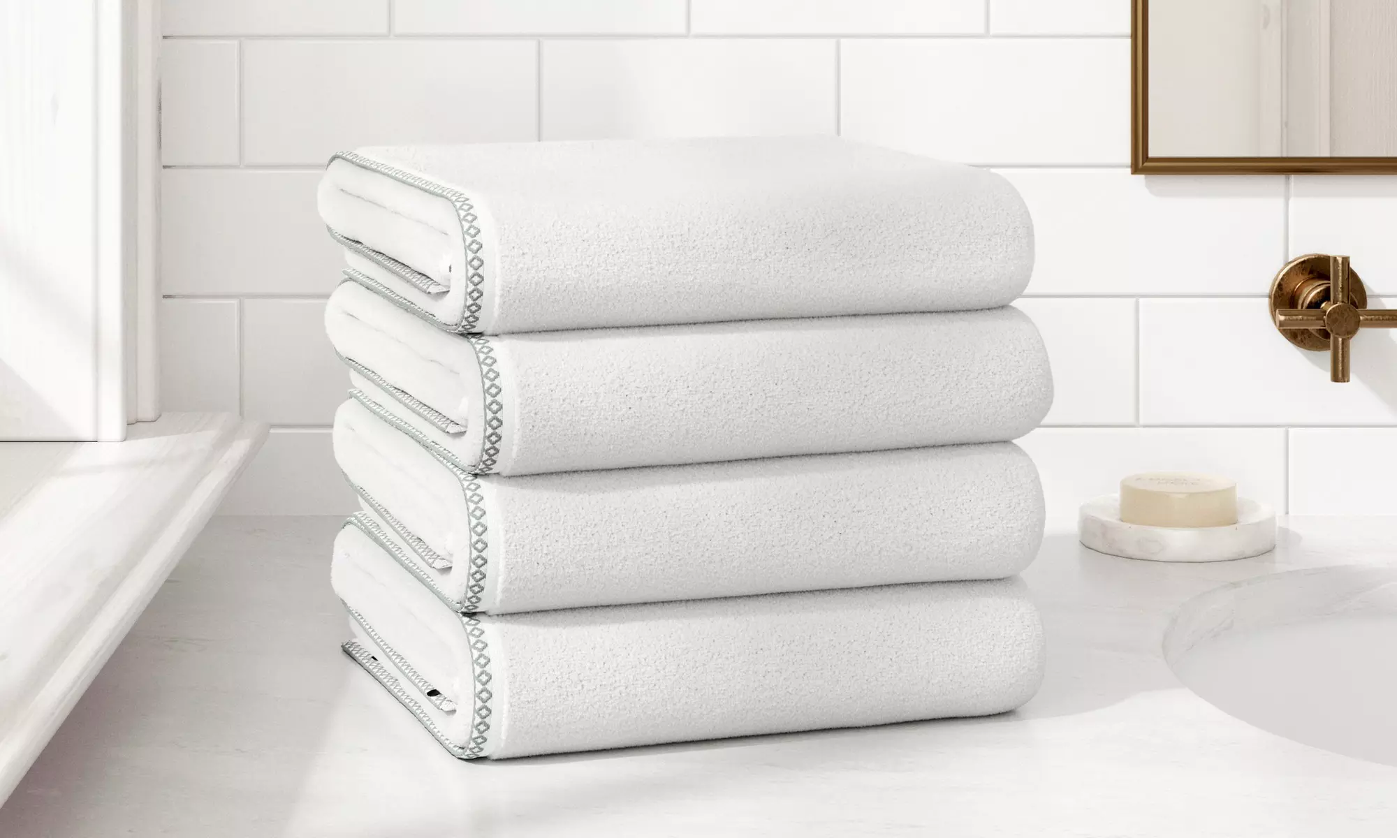 Boho-Inspired Quick-Dry Cotton Towels