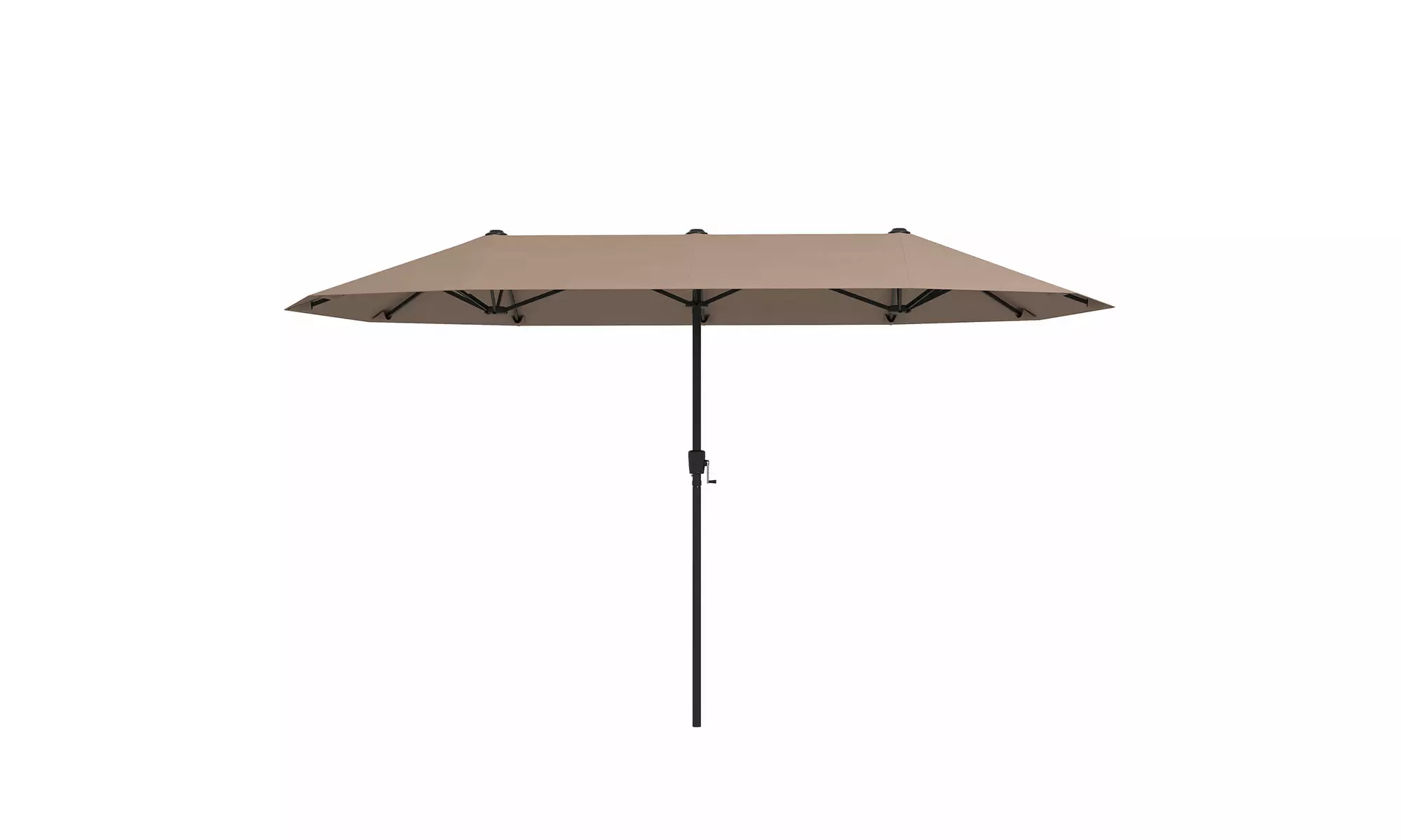 Costway 13ft Outdoor Double-Sided Table Umbrella with Optional LED Lights