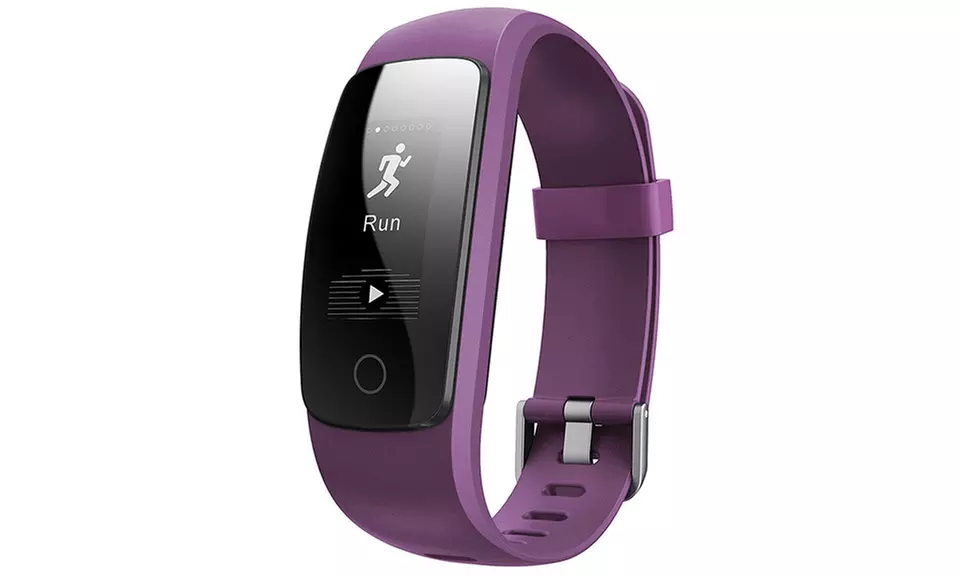 ID107Plus HR Weather Display GPS Fitness Tracker with 0.96" OLED Touch - Second Medium