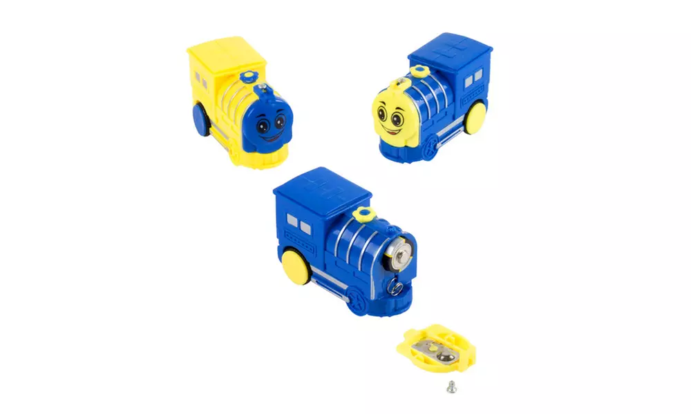 Toy Train for Toddlers Plastic Deluxe Train Set (58-Piece) - Second Medium