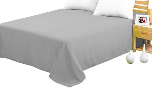CC&DD-1800 Series Velvety Brushed Microfiber Ultral Soft Single Flat Sheet - Primary Image