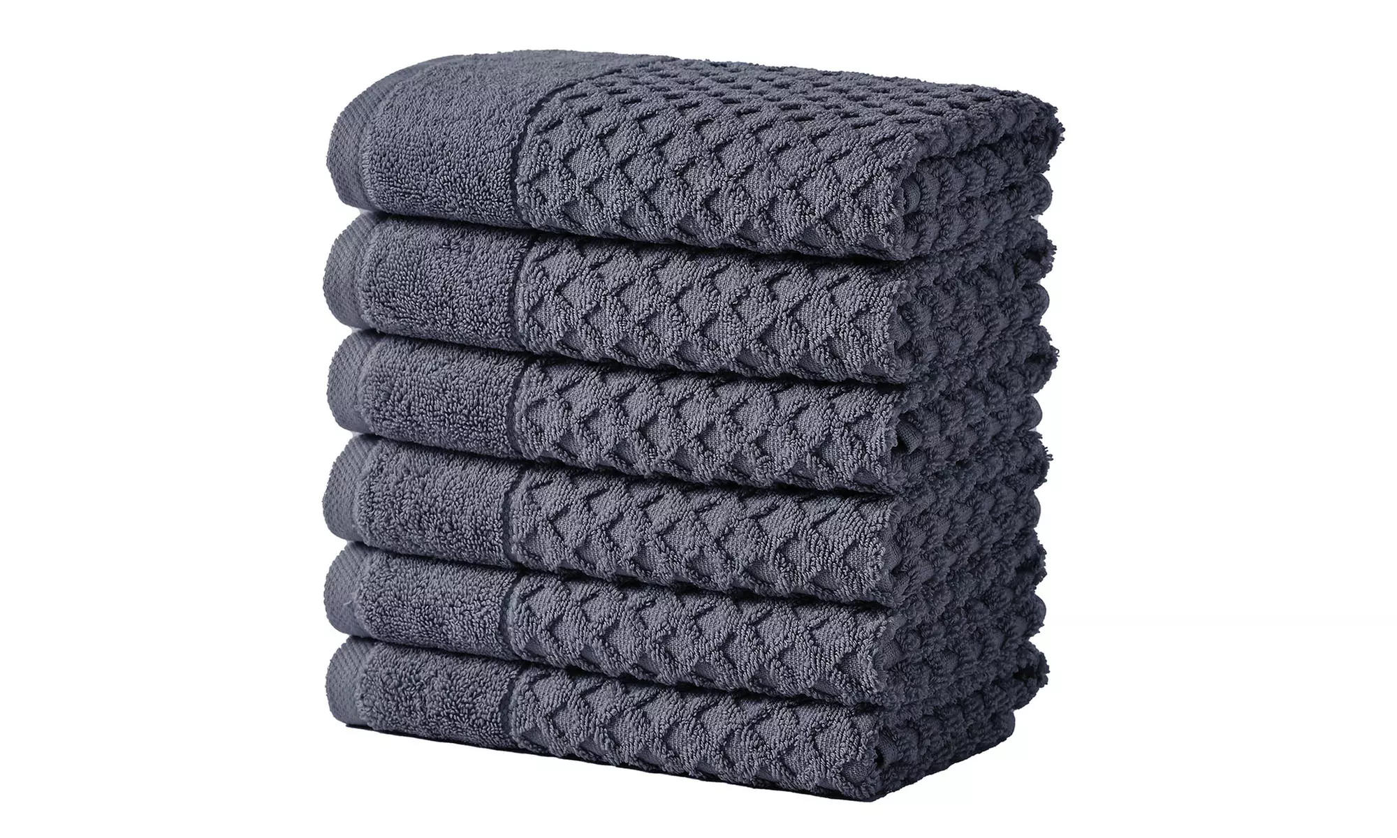 Ultra-Soft 100% Cotton Diamond Waffle Bath Towels