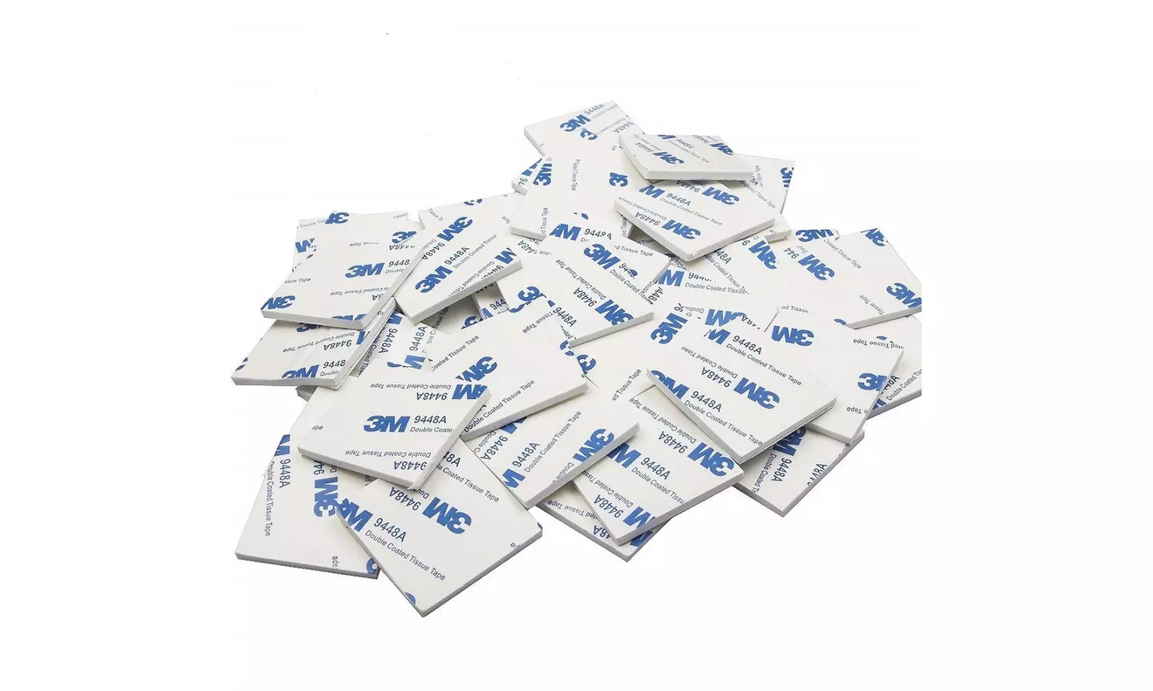 50 Pcs Pads Mounting Stickers,3M Double Sided Adhesive White Foam Tape - Primary Image
