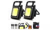 Rechargeable COB Keychain Flashlights with Bottle Opener