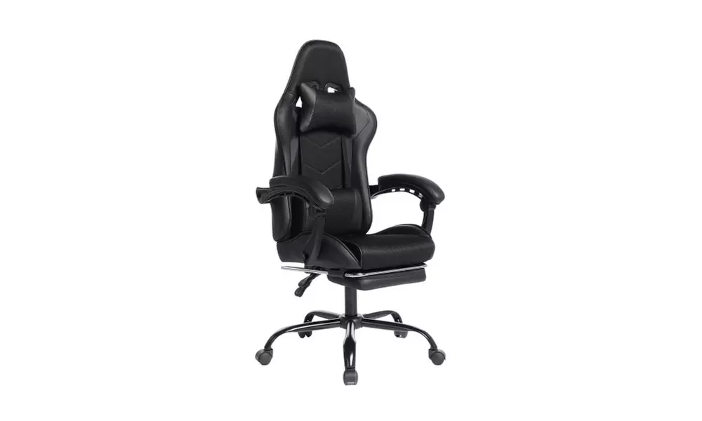 Heavy Duty High Back Gaming Chair with Footrest and Massage Function