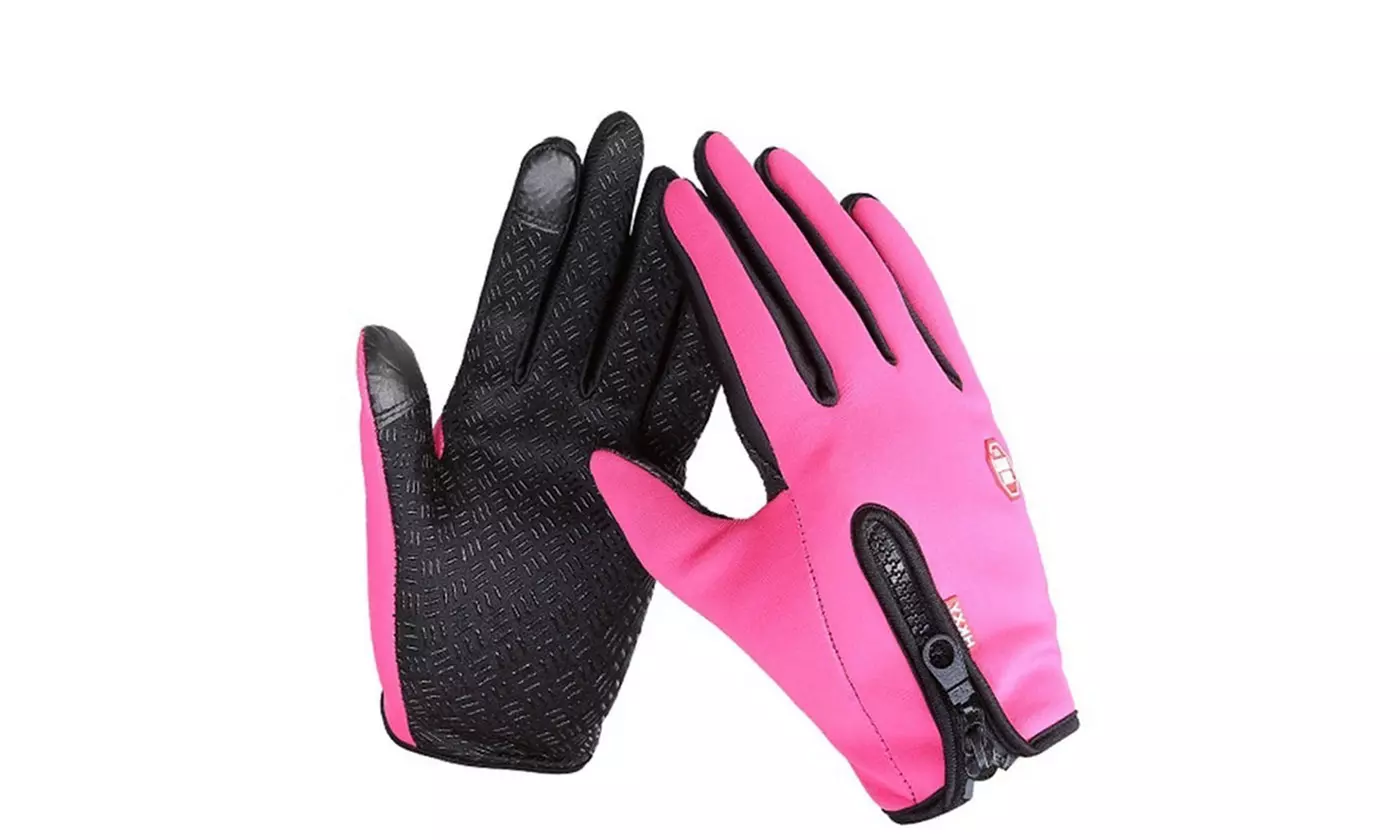 Winter Gloves Warm Windproof Gloves Waterproof Gloves Touch Screen Gloves - Second Medium
