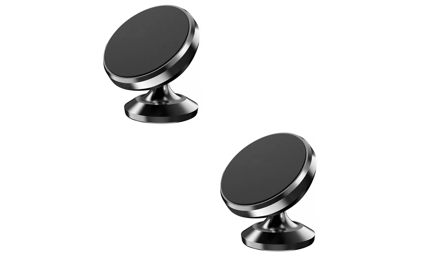 US 2-4 Pc Universal Magnetic Car Mount Cell Phone Holder Circle Stand Adjustable - Primary Image
