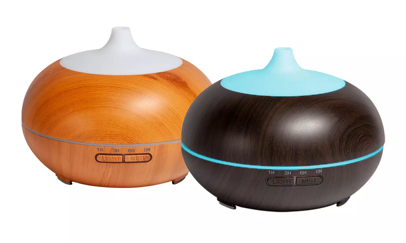 500ml Colors Change Oil Diffuser with 3 Timer Aromatherapy Diffuser Humidifier - Primary Image