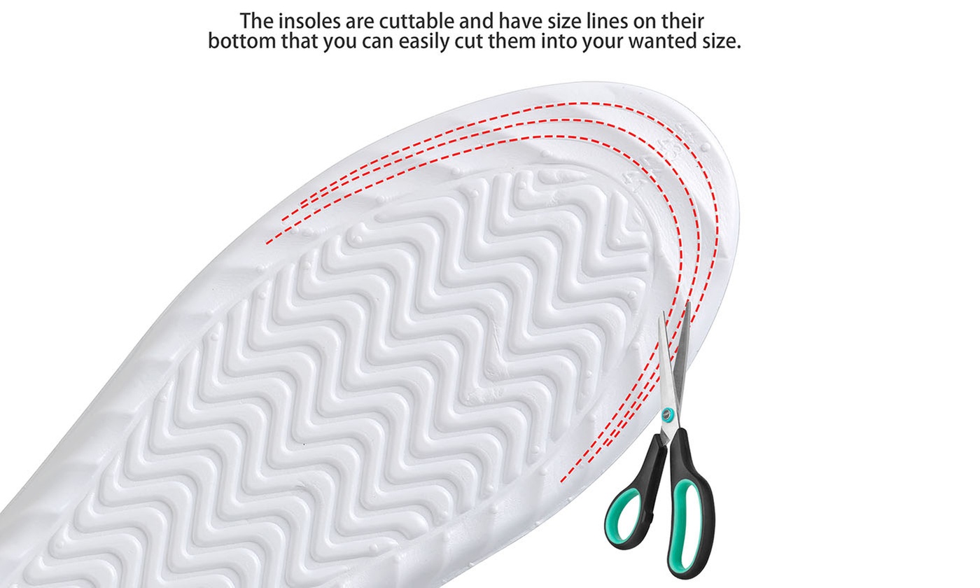 Men Invisible Height Increase Insoles Heel Lift Shoe Inserts Pad