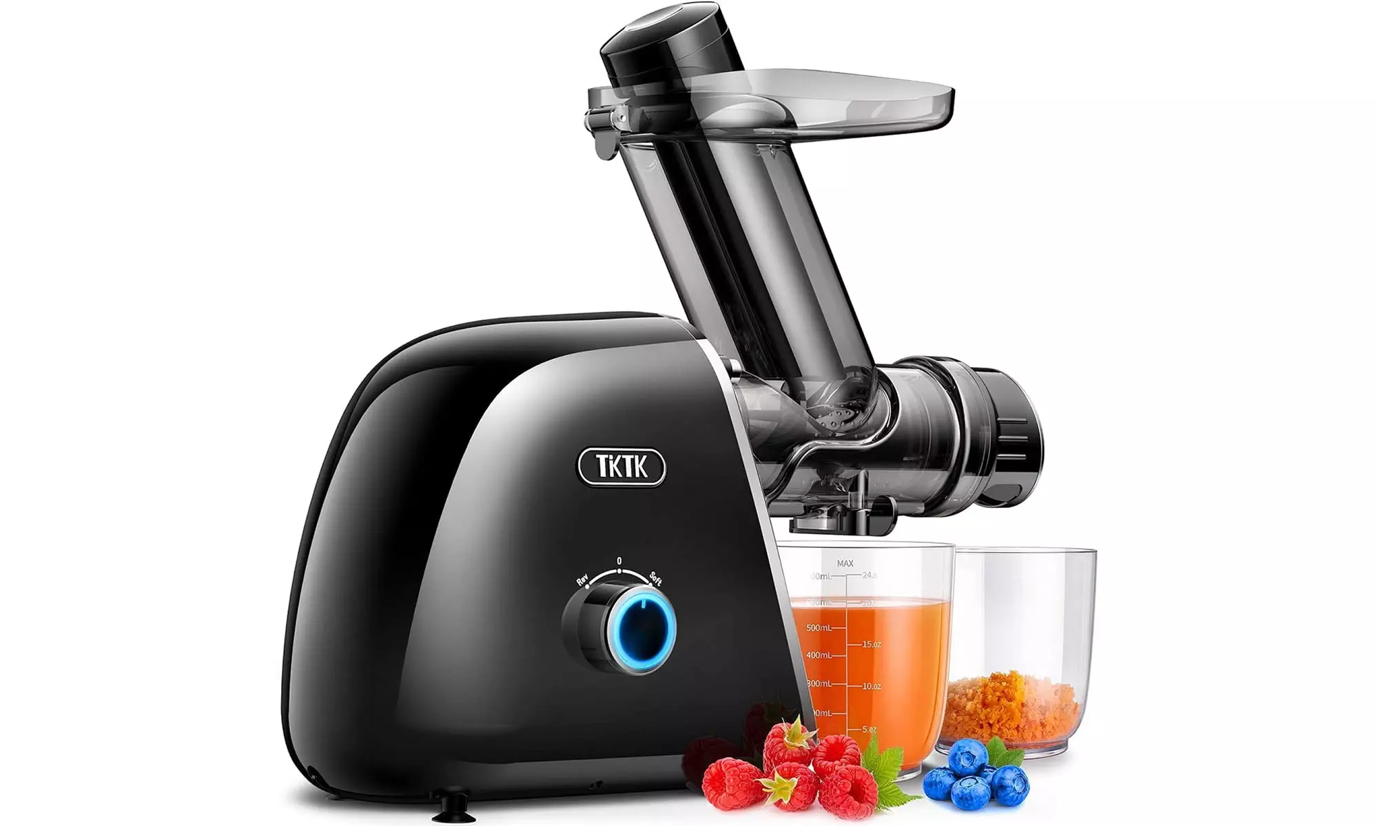 TKTK Slow Masticating Juicer Extractor with 2 Speed Modes - New