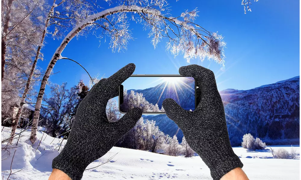 Merino Wool Touchscreen Gloves - Primary Image