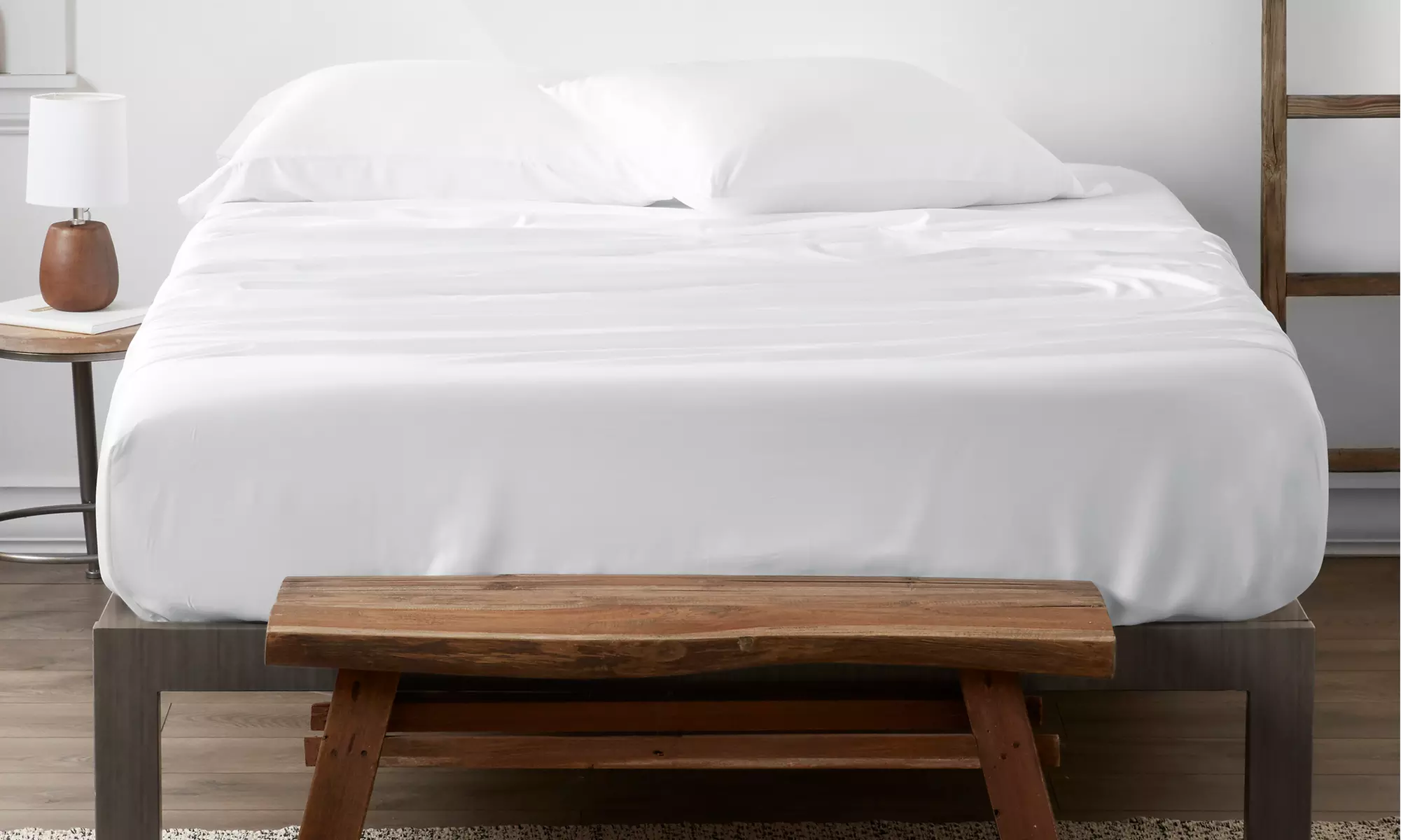 Merit Linens Premium Bamboo 4 Piece Luxury Bed Sheet Set