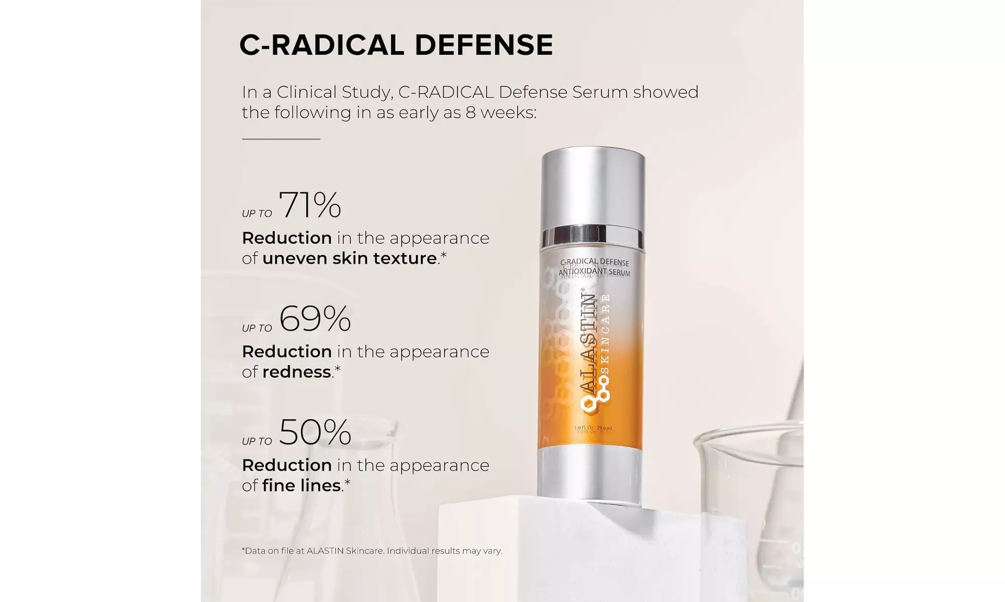 ALASTIN Skincare C-RADICAL Defense Face Serum (1 Fl. Oz.) 