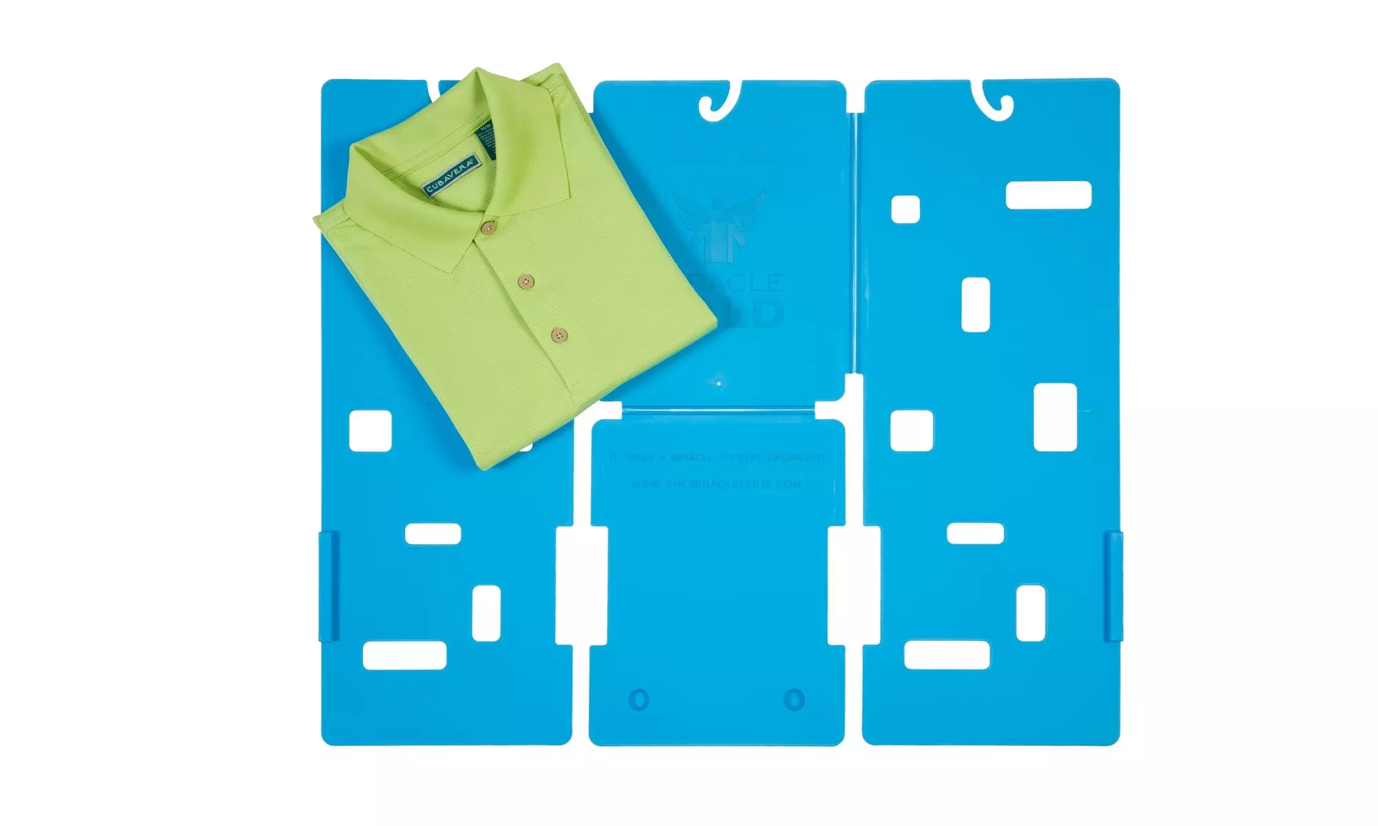 MiracleFold Laundry Folder Clothes T-Shirts Pants Towels Organizer Fast Easy  - Primary Image