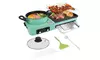 iMounTEK 3-in-1 Electric Hot Pot and Korean BBQ Grill Non-Stick Shabu Cooker