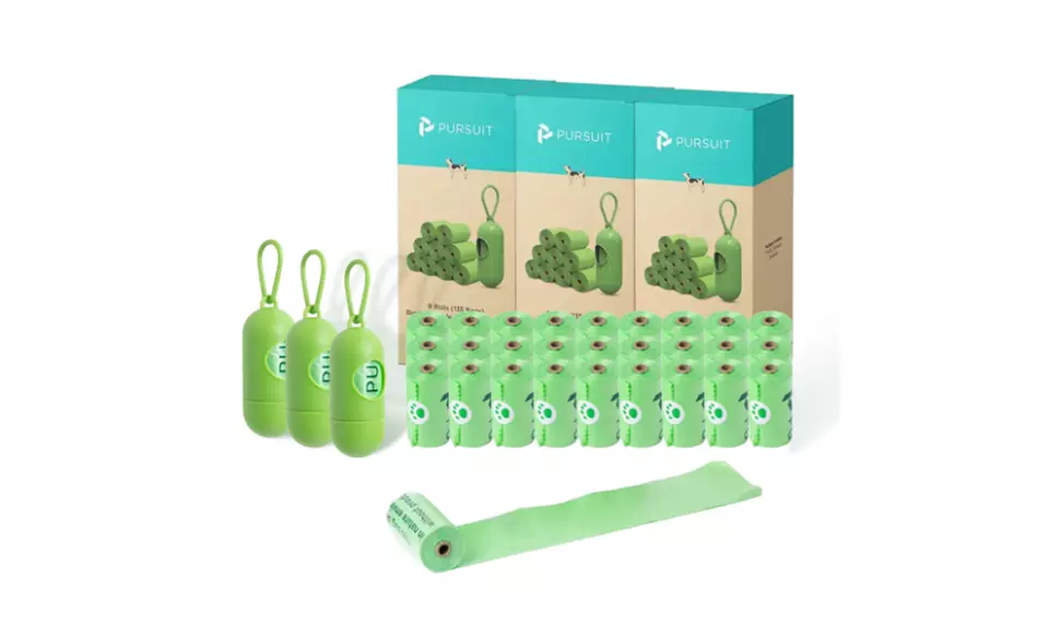 Biodegradable Dog Waste Bags with Dispenser