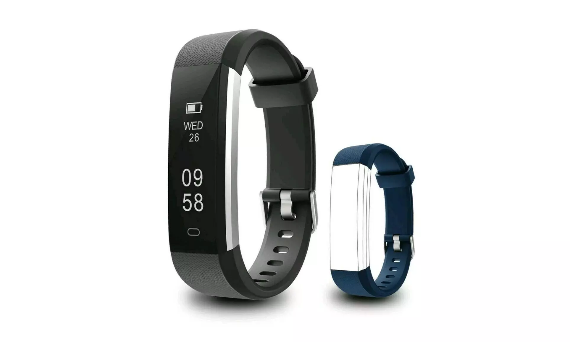 Coffea Fitness Tracker, C2 Activity Wireless Smart Bracelet, Waterproof, 2 Bands - Primary Image