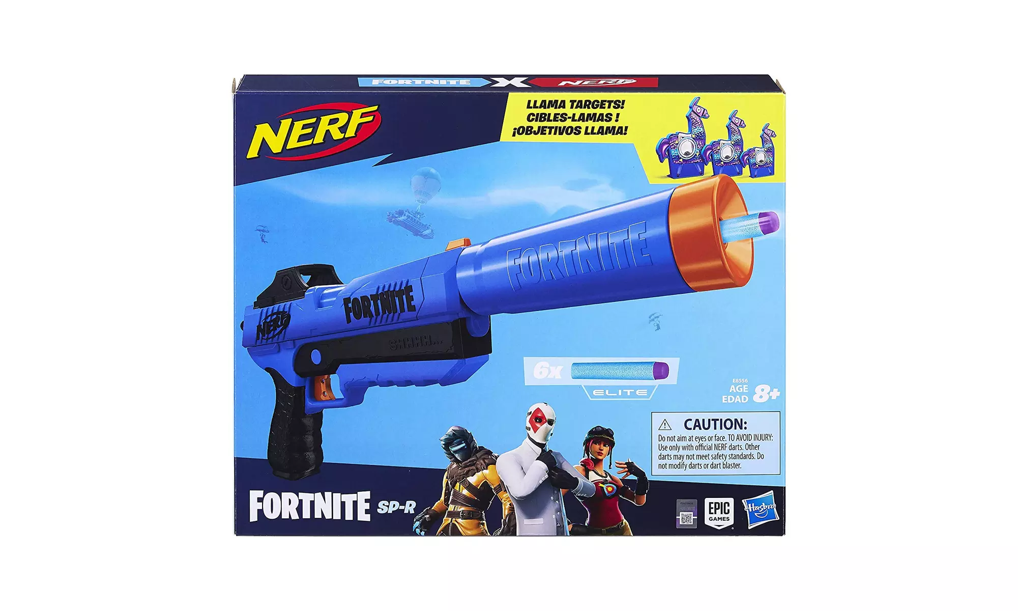 NERF Fortnite Sp-R & Llama Targets Sp-R Blaster 3 Llama Targets & 6 - Primary Image