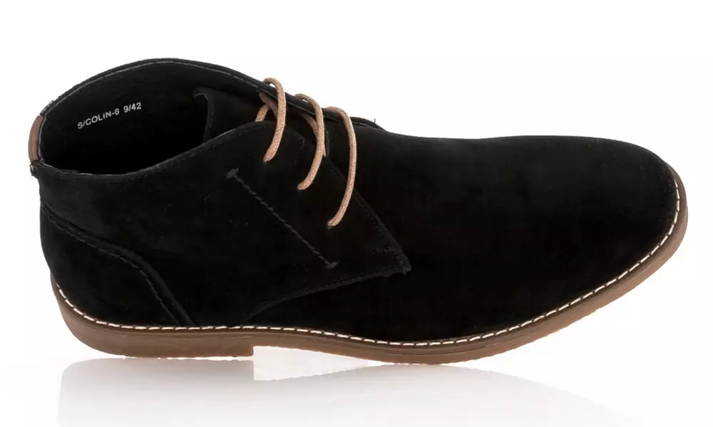 Adolfo Keith Men's Microsuede Chukka Boots 