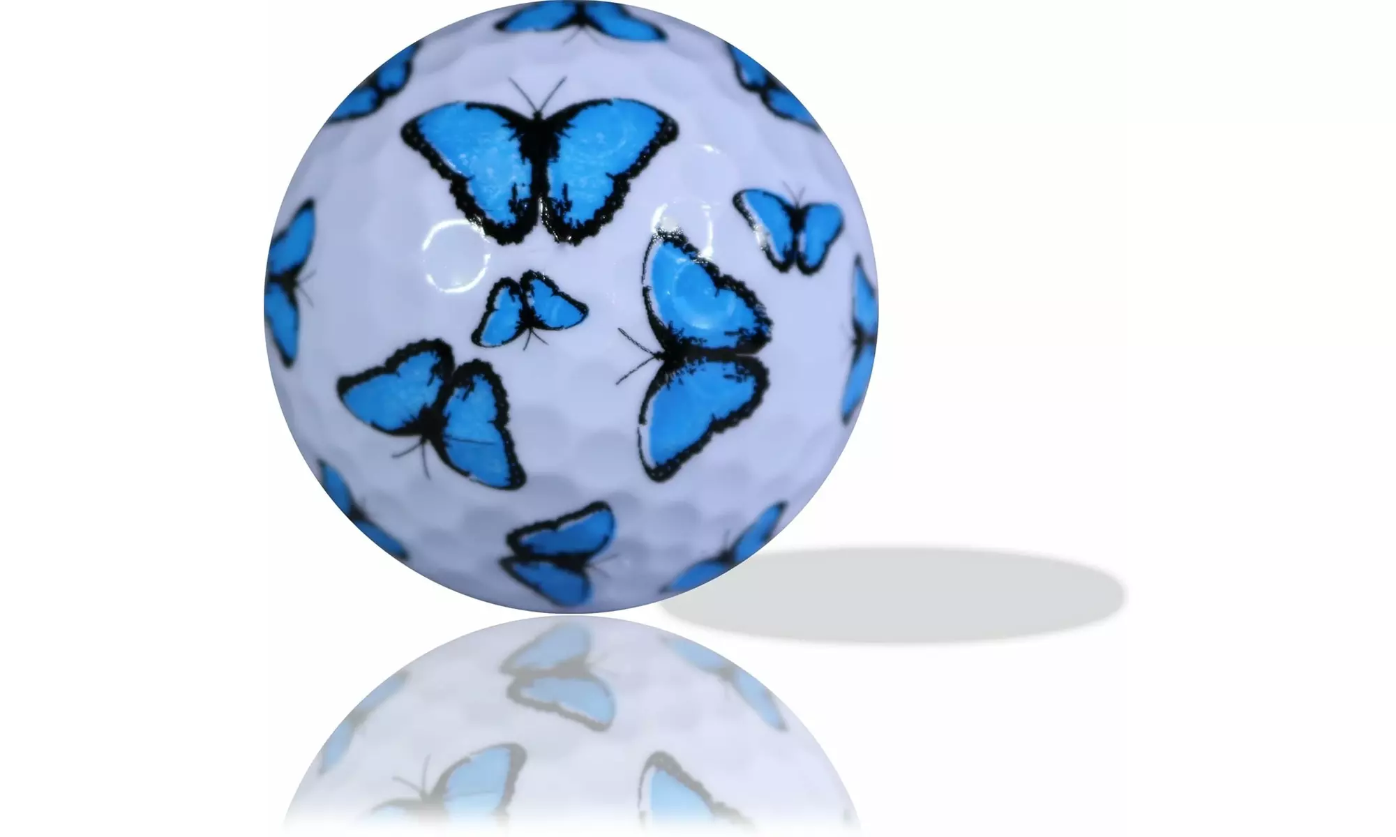 Blue Butterfly Golf Balls