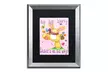 Jennifer Nilsson 'Hip Hop Hooray' Matted Silver Framed Art - Second Medium