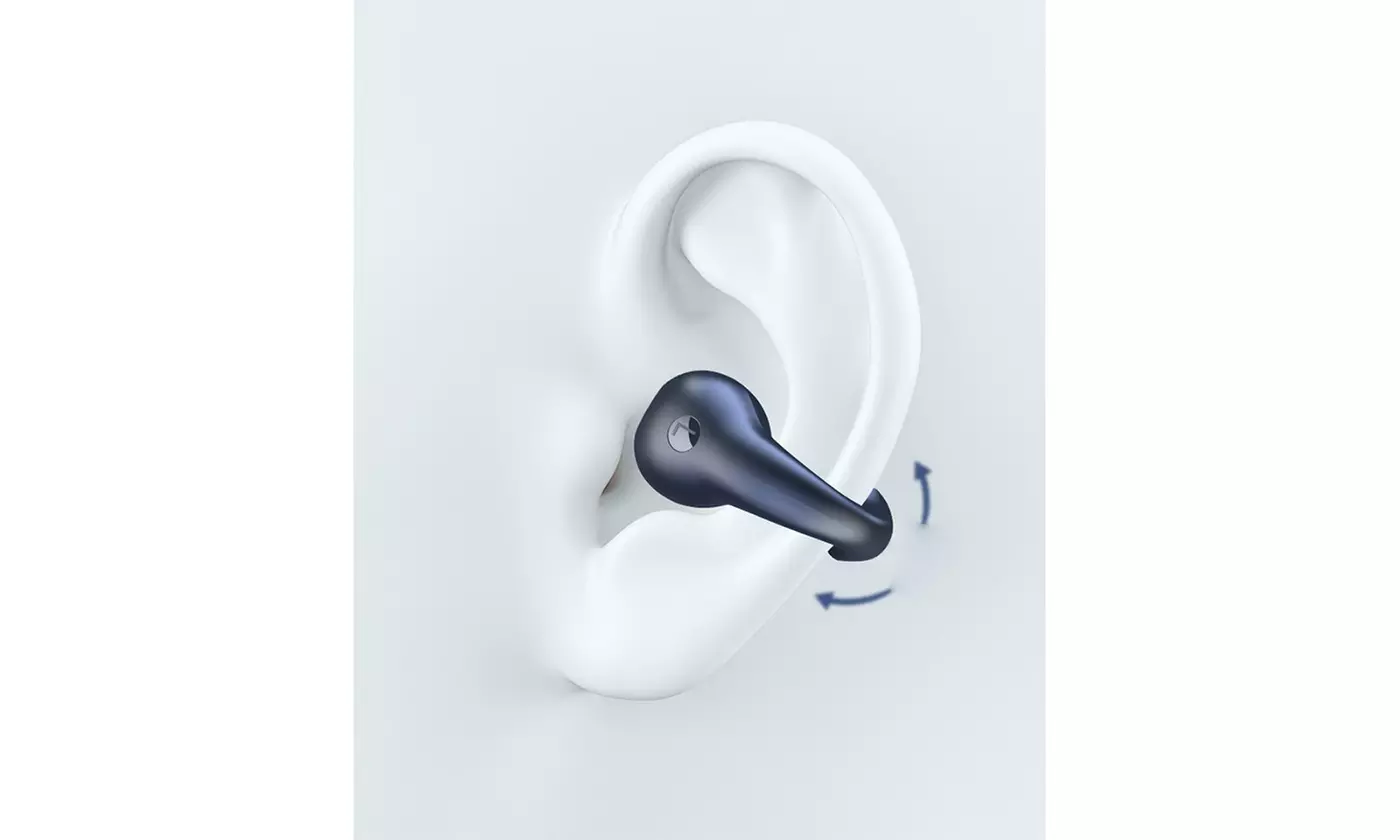 Wireless Open Ear Clip Headphones Bluetooth 5.3 Bone Conduction Headsets