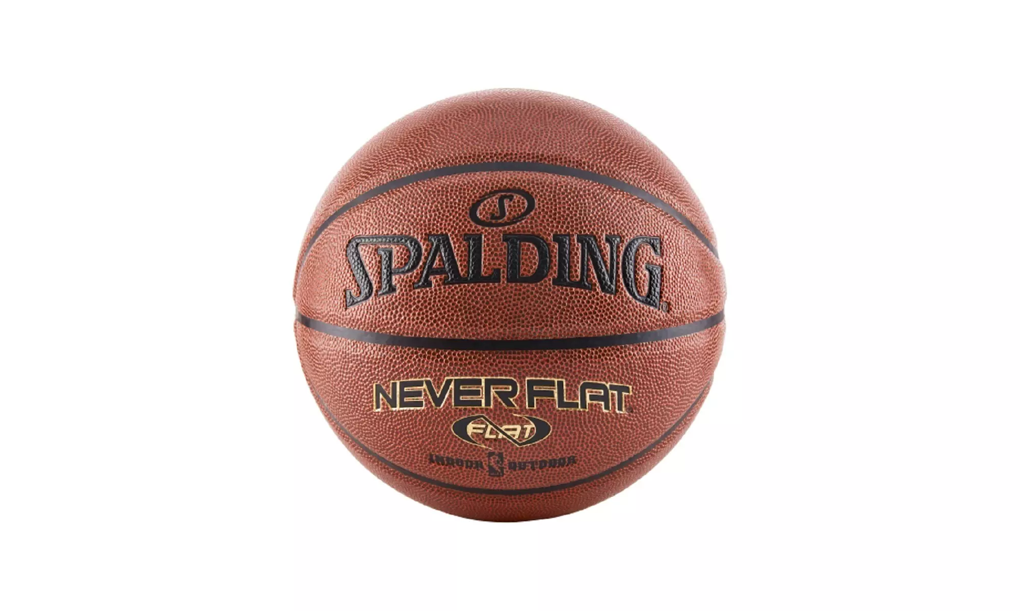 Spalding NBA Neverflat Premium Indoor/Outdoor Basketball (29.5in.),Pump (12in.) - Primary Image