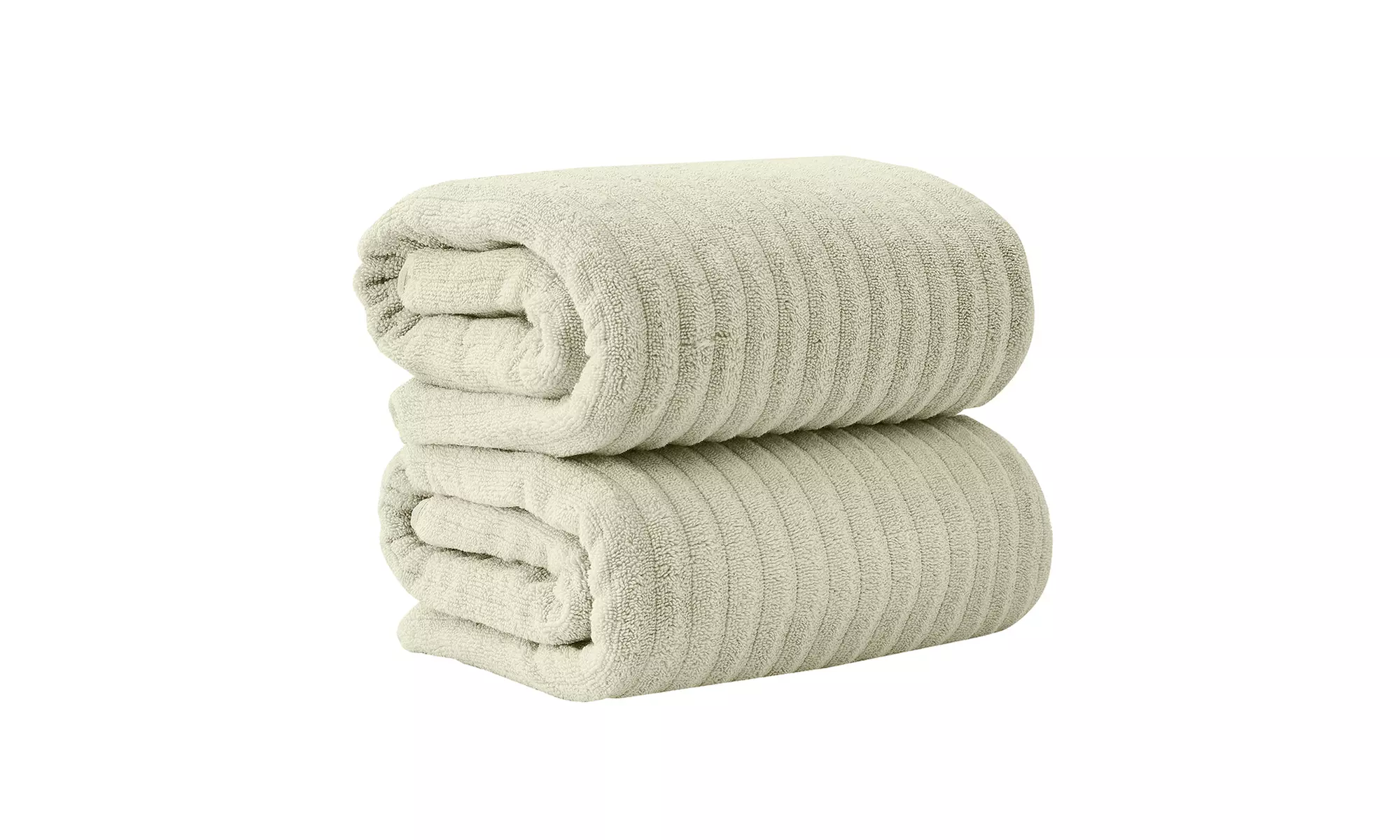FreshFolds Premium Cotton Ribbed Towel Set