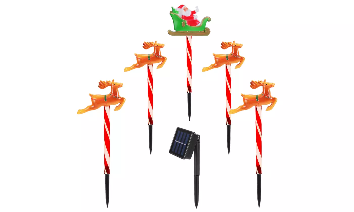 Christmas LED Lights - Snowman Family & Reindeer Family Holiday Decorations