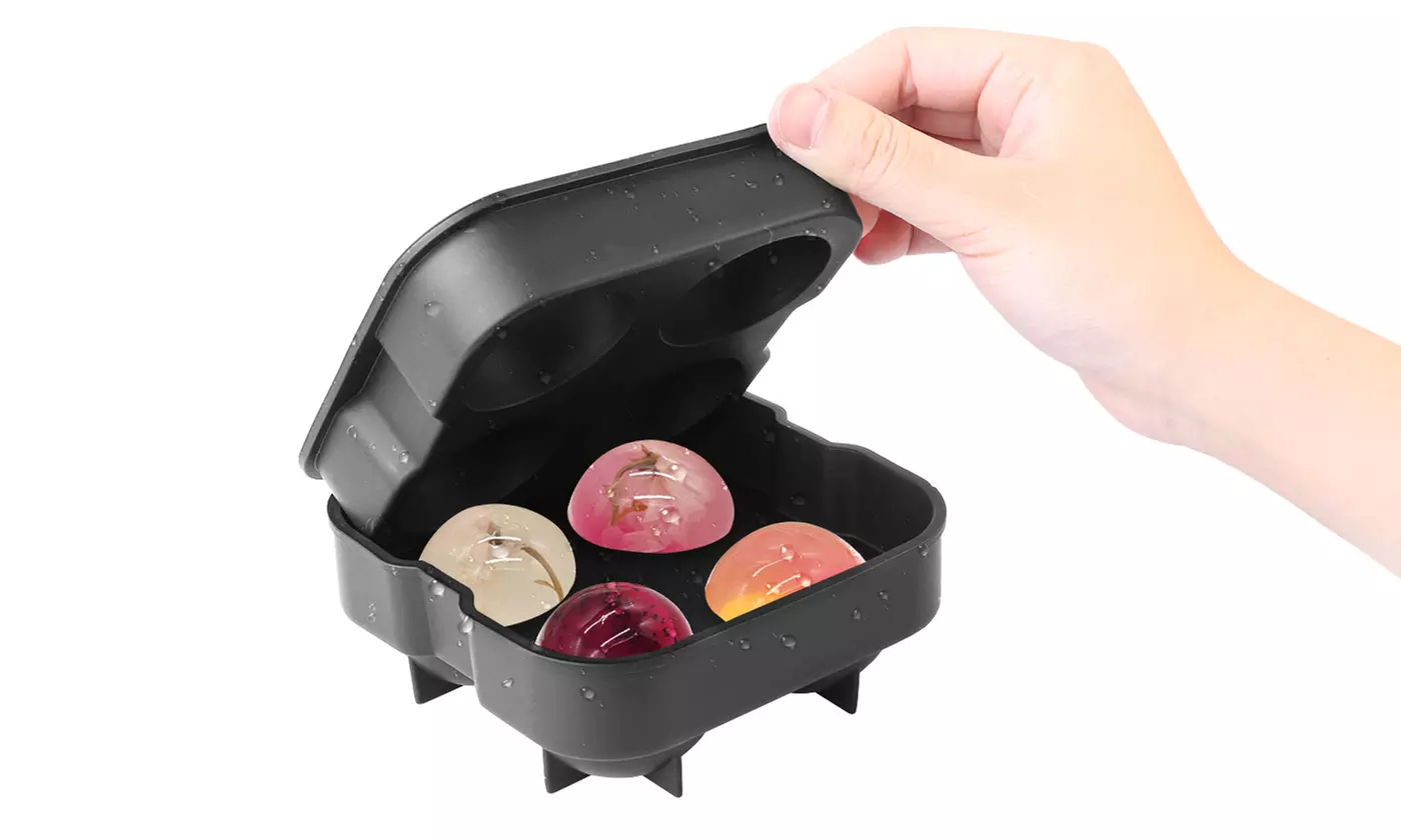 iMounTEK Four Ice Ball Mold Tray for Cool Drinks 