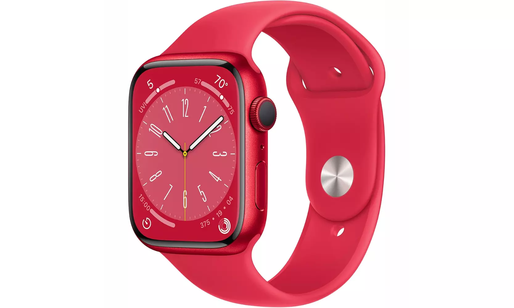 Apple Watch Series 8 45mm (GPS) w/ Medium/Large Sport Band - A Grade Refurbished