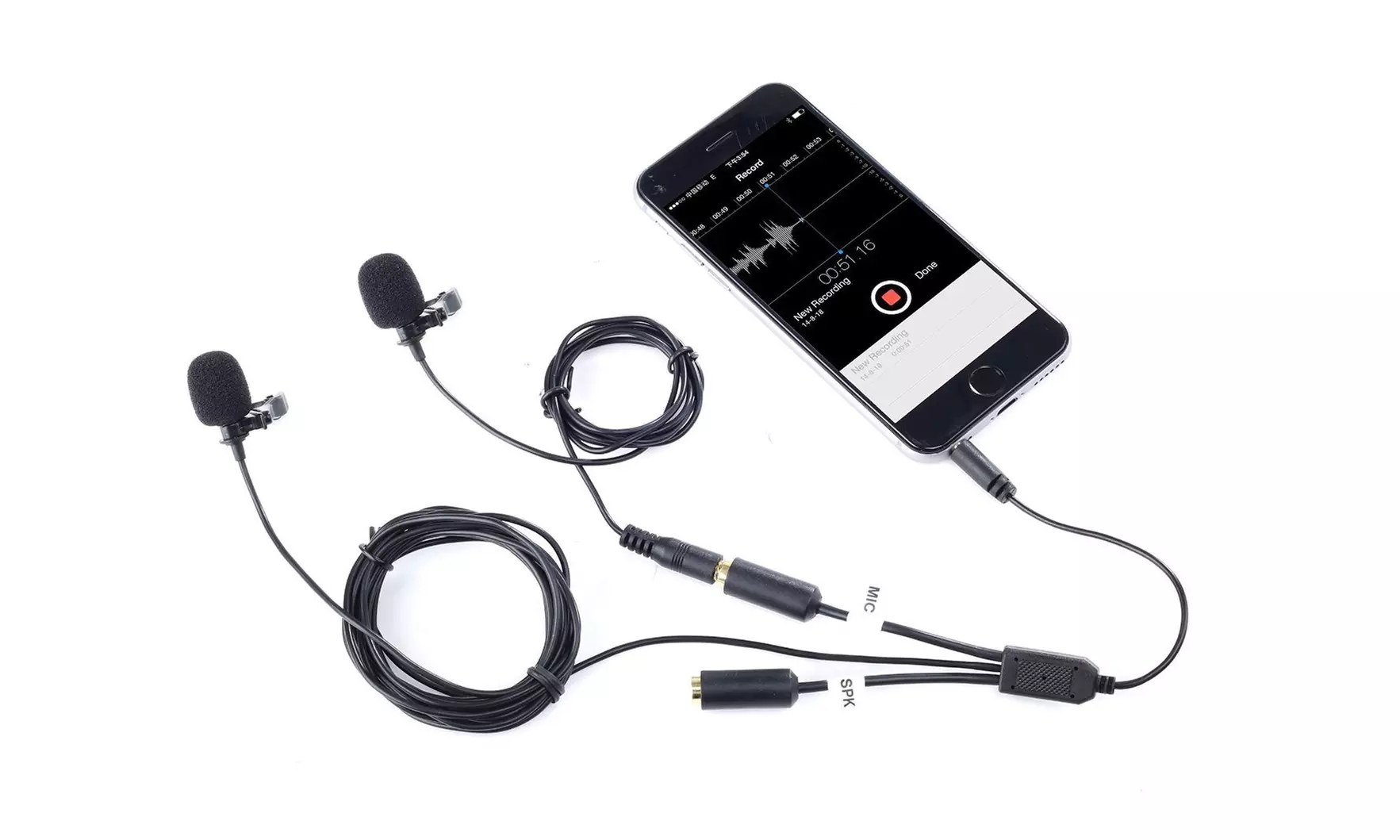 The Perfect Lavalier Microphone Interview Bundle for iPhone/Android Smartphones - Second Medium