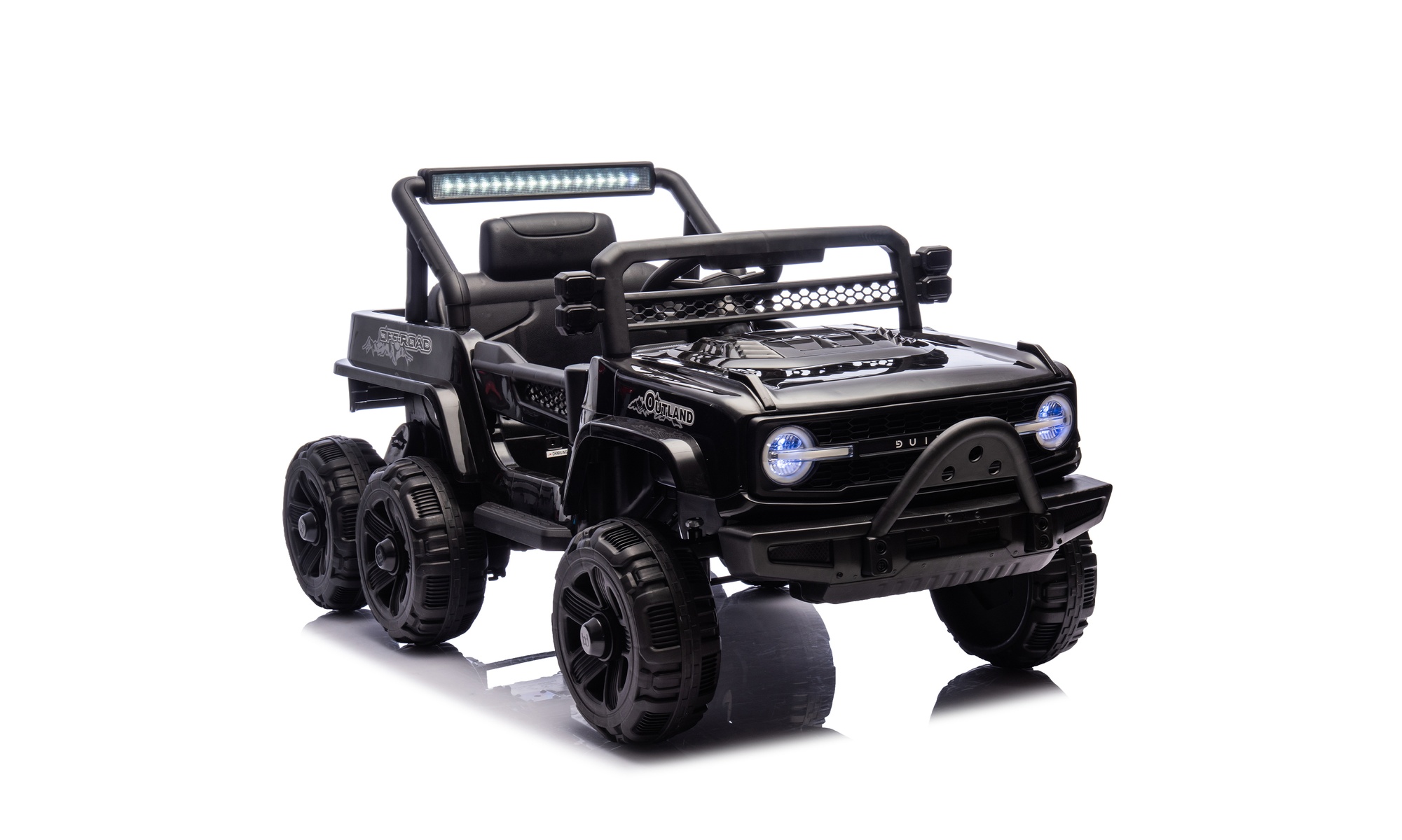 12V Kids Ride-On Six-Wheel Suspension Remote Control Car