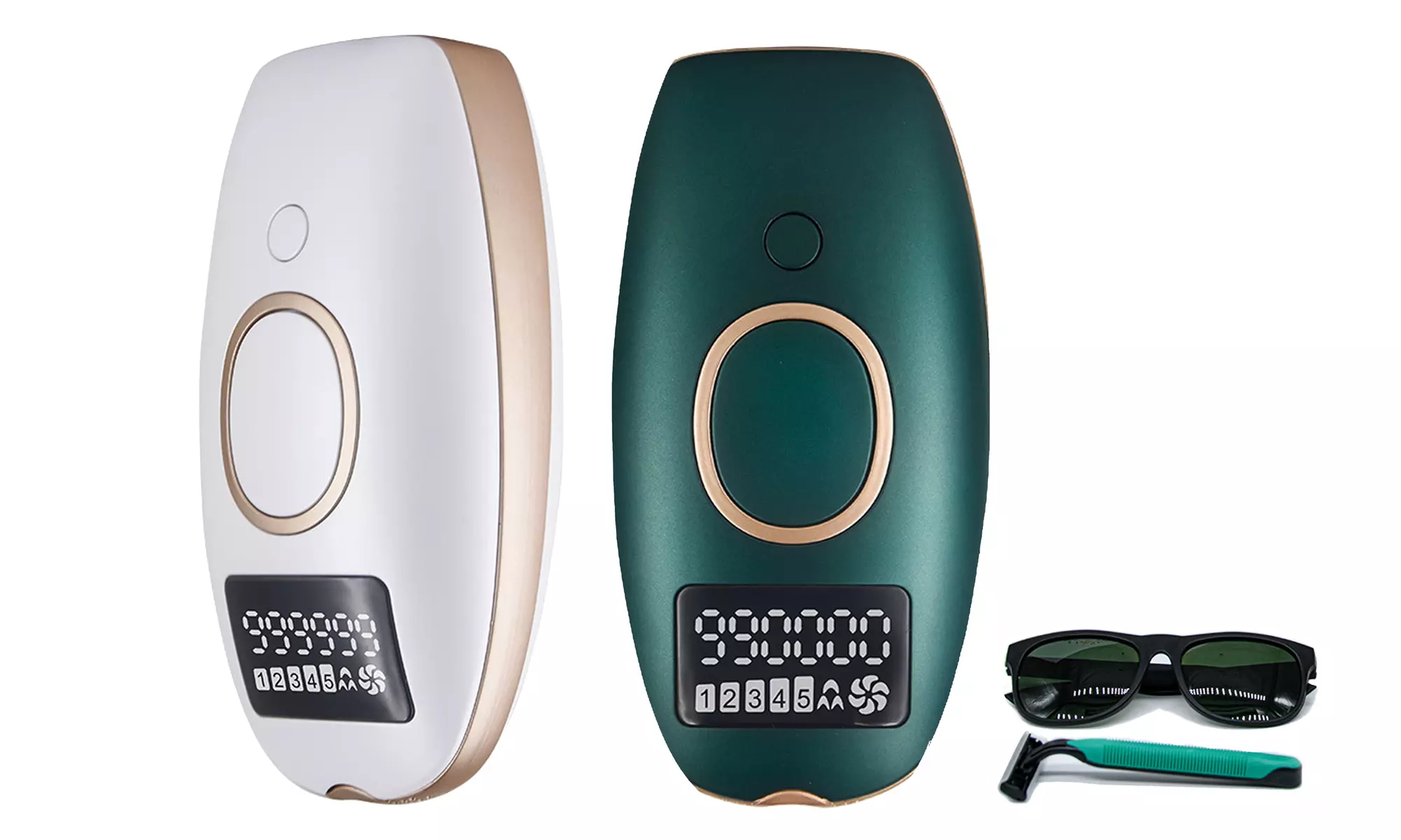 IPL Hair Removal Laser Epilator With LCD Screen 5 Gears 999999 Flashes Depilator - Primary Image