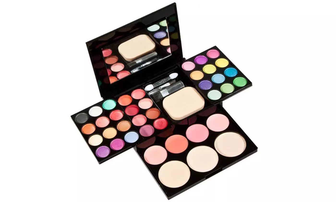 Eyeshadow Eye Shadow Palette Colors Makeup Kit Face Matte Blusher Lipstick - Second Medium