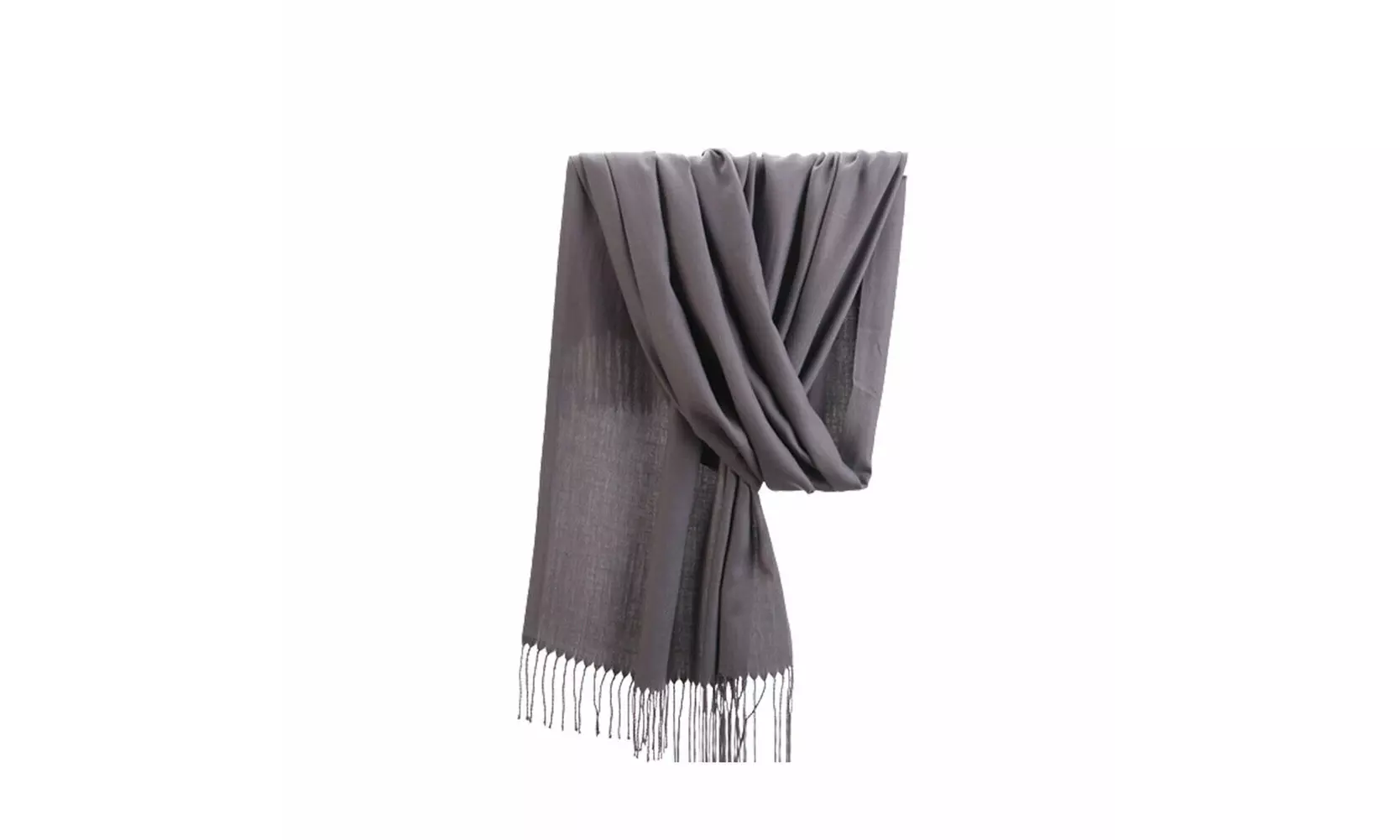 Oversized Cashmere Wool Shawl Wrap Solid Blanket Scarf 