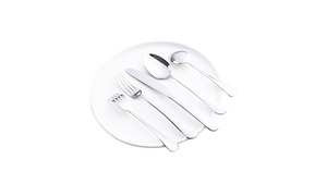 JML 20pcs Portable Stainless Steel Cutlery Knife Spoon Fork Silverware Set