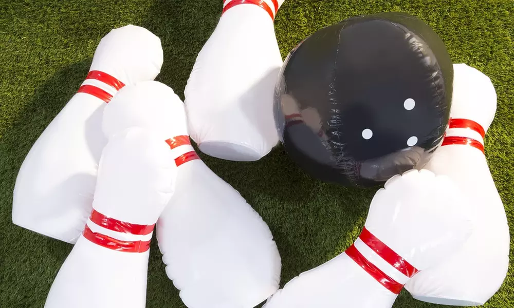 Hey! Play! Giant Inflatable Bowling Game Set (7-Piece) - Second Medium