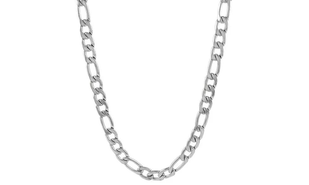 Stainless Steel Unisex Figaro Chain - Second Medium