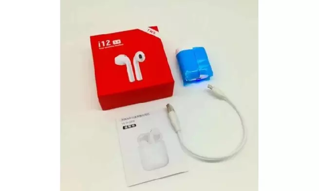 i12 Wireless Earphone Stereo Headset Bluetooth 5.0 Mini Earbuds For All Phones - Primary Image