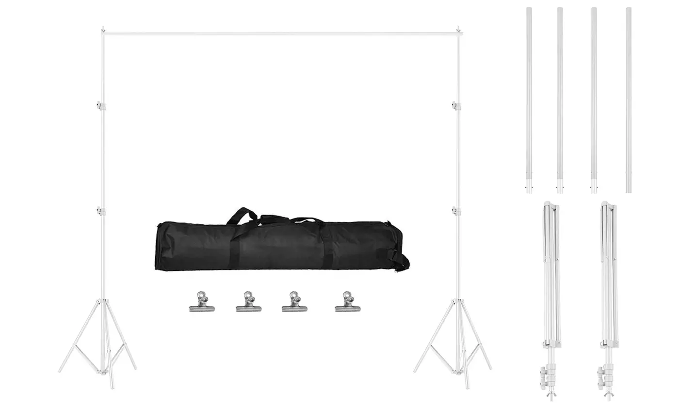 iMounTEK Adjustable Backdrop Stand for Photography & Video - 6.5ft x 10ft