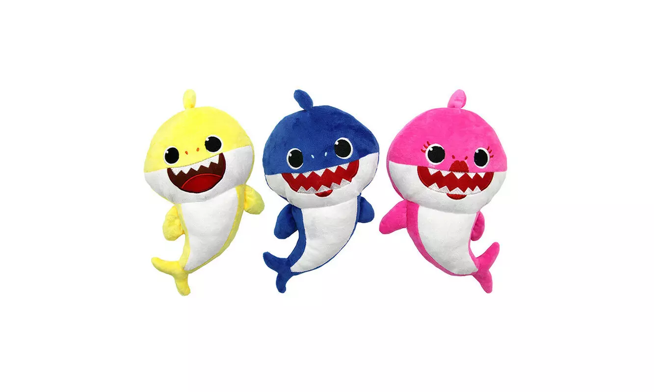 Baby Shark Plush Singing LED Light Plush Toys Music Doll Song Toy Gift - Primary Image