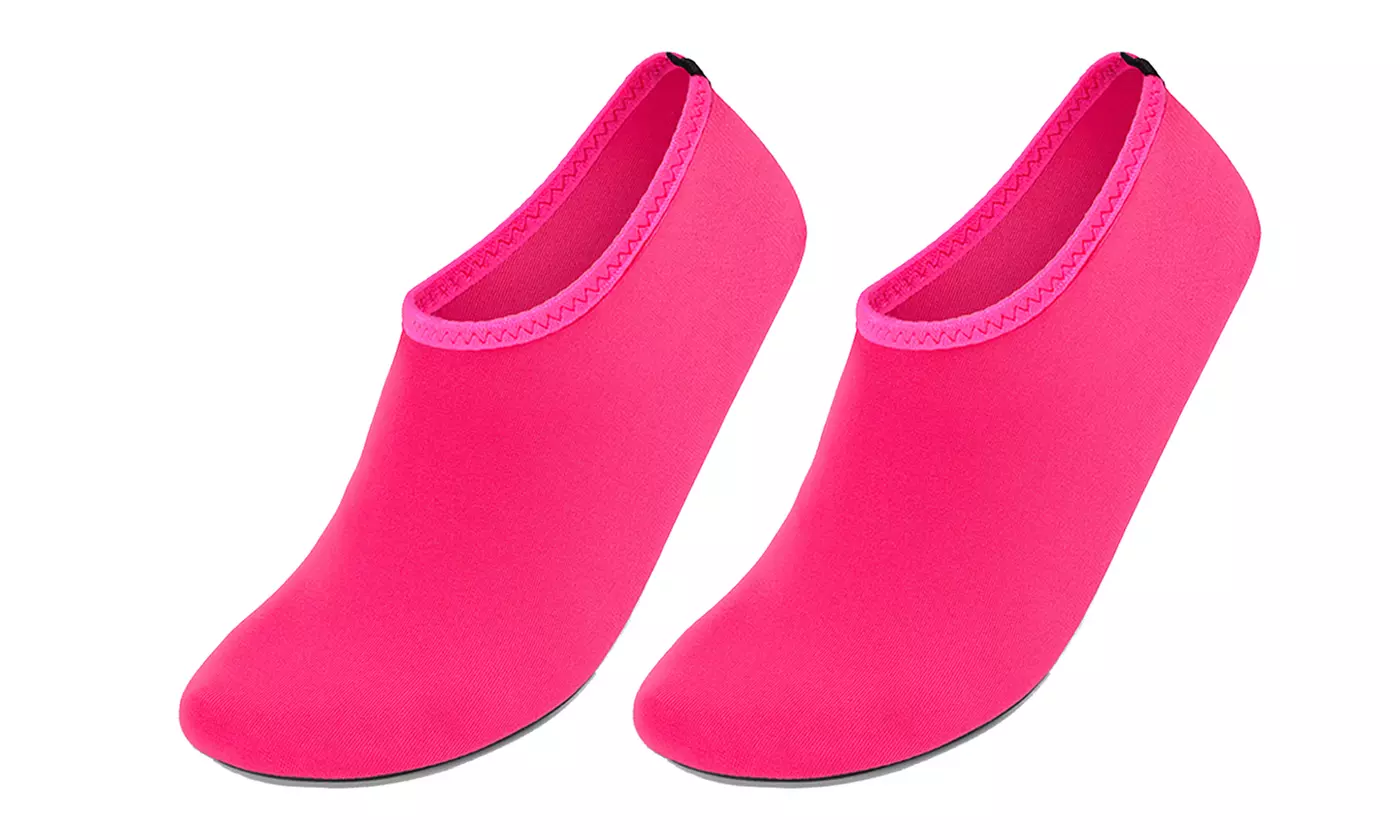 2 Pack Water Shoes Barefoot Quick-Dry Aqua Yoga Socks Slip-On Beach Swim Surf
