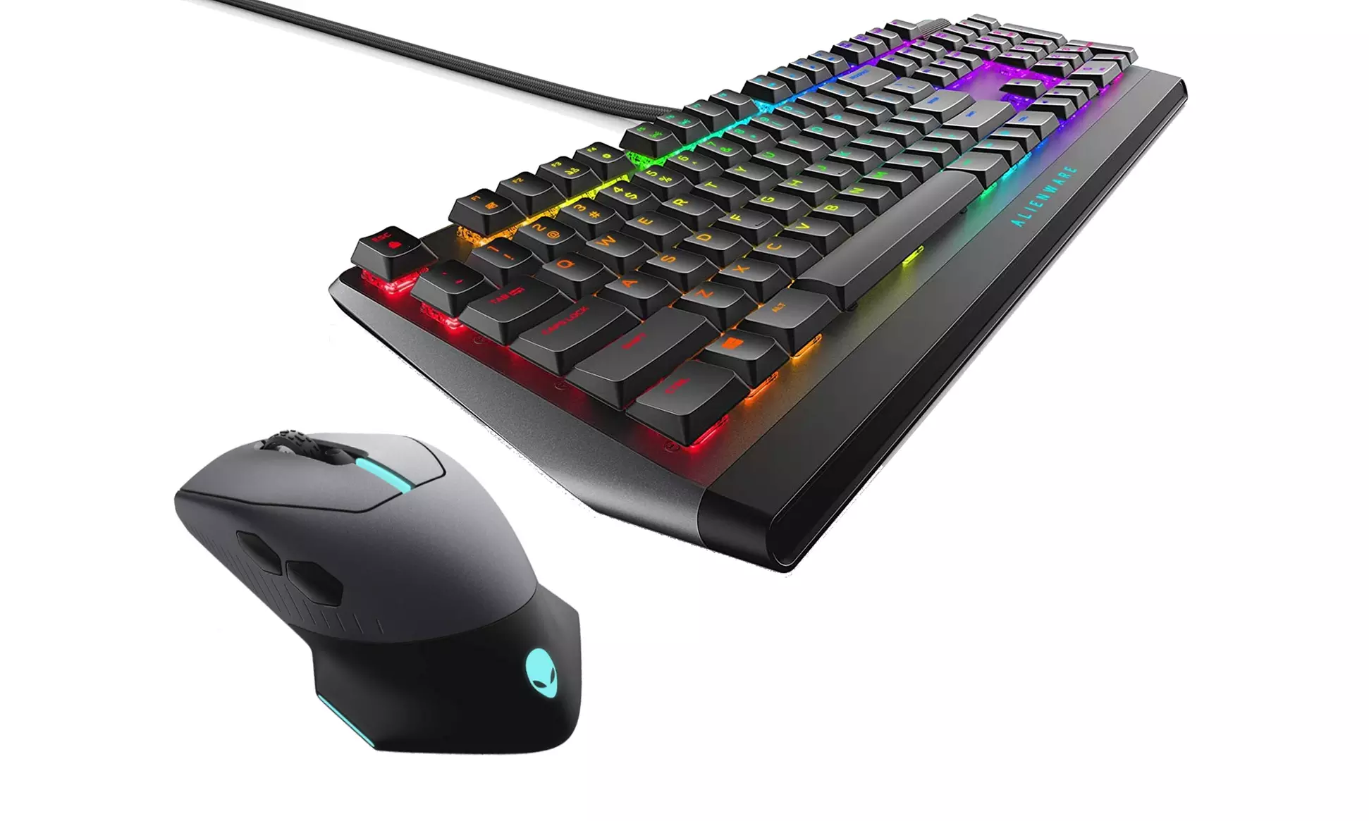 Alienware AW510K RGB Mechanical Gaming Keyboard and AW610M Gaming Mouse - Primary Image