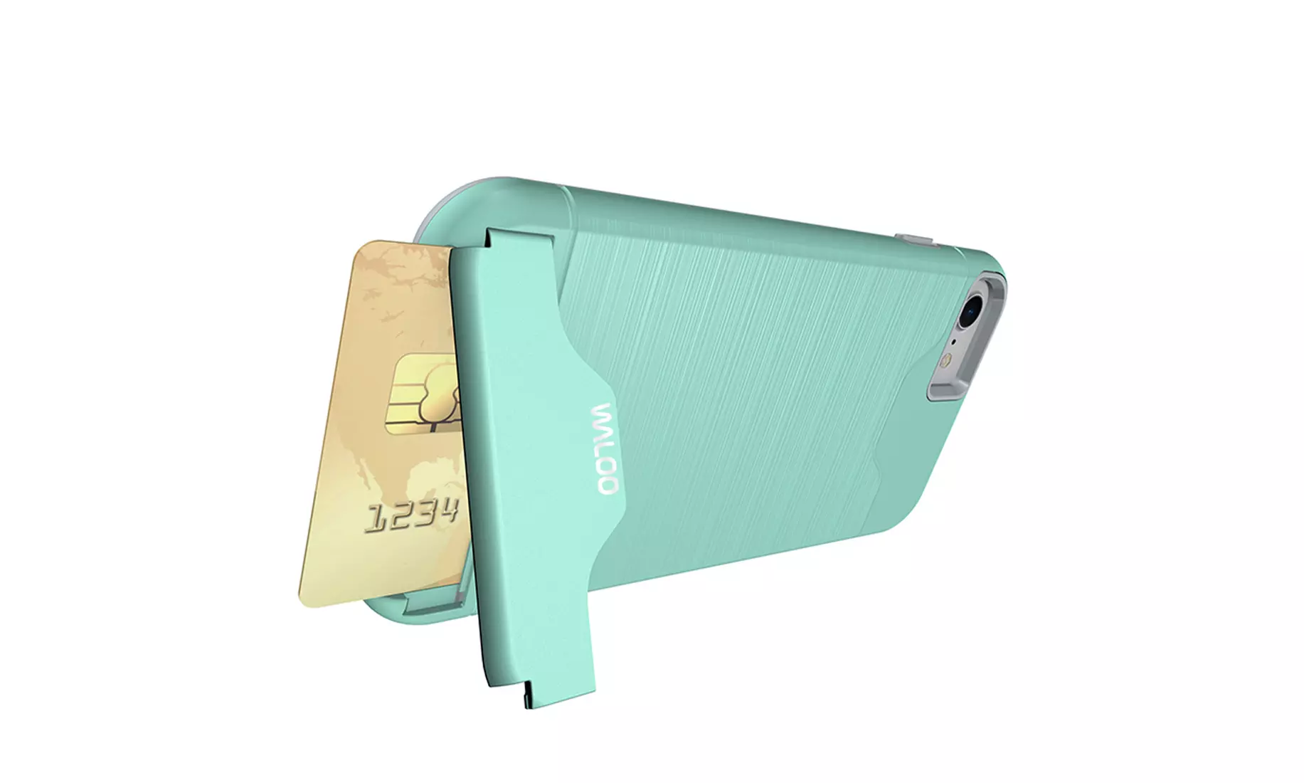 Waloo Brushed Kickstand Case for iPhones 