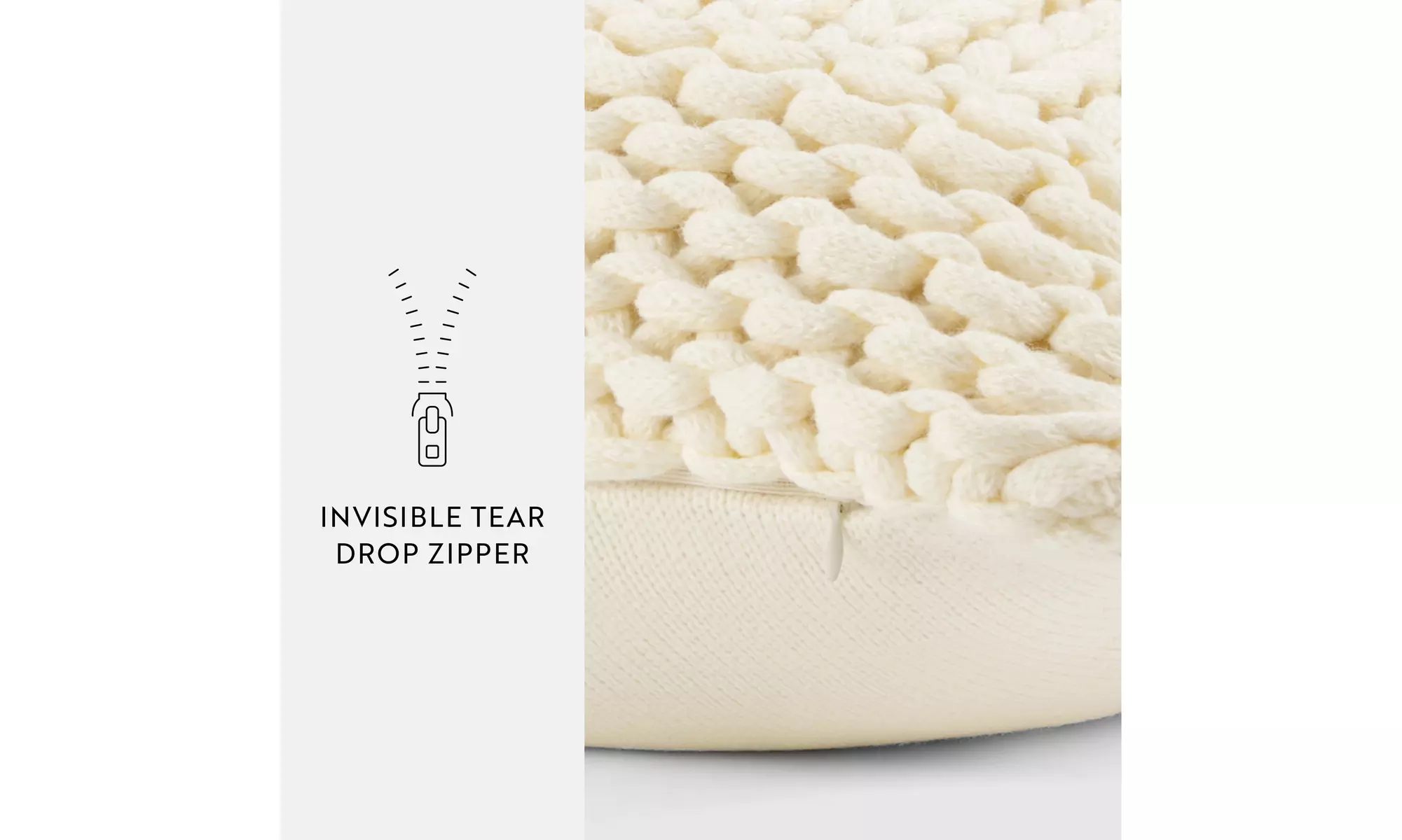iEnjoy Home Cozy Chunky Knit Acrylic Decor Throw Pillow