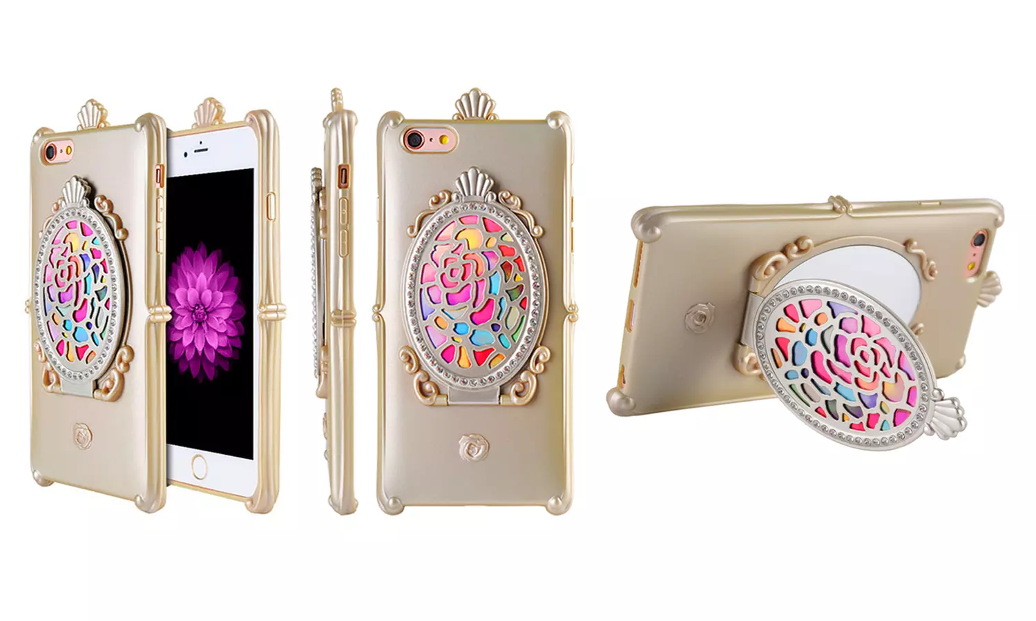 WalvoDesign Majestic Flip Mirror TPU Phone Case for iPhone 6/6S, 6 Plus/6S Plus - Second Medium