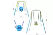 2 in 1 baby swing mental plastic safe swing set for outdoor playground - Second Medium
